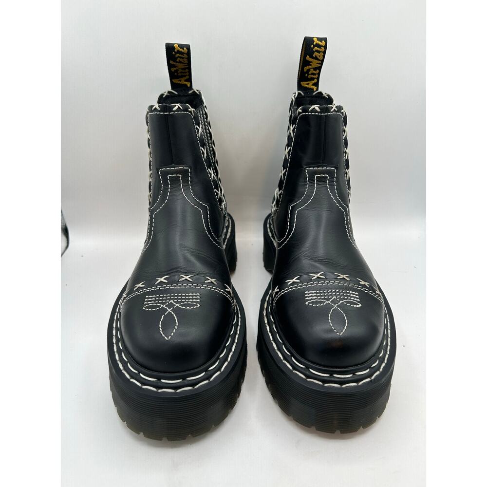 NEW DR Martens 2976 GOTHIC AMERICANA PLATFORM CHELSEA Limited Edition Quad SZ8 - Picture 9 of 10